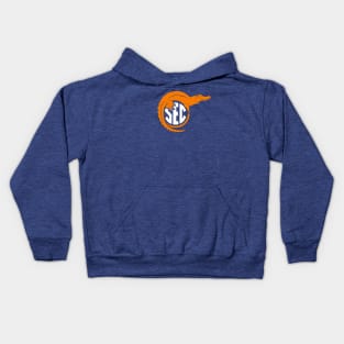 Florida Top of SEC - On Blue Kids Hoodie